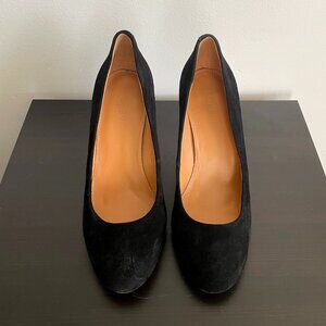 J. Crew Black Suede Pumps